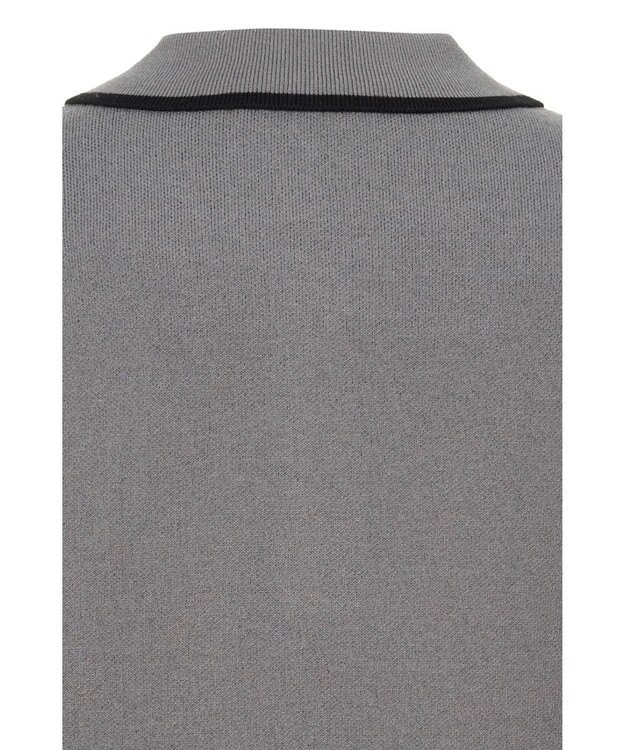 DAKS 【DAKS GOLF】チェックジャカードプルオーバー グレー