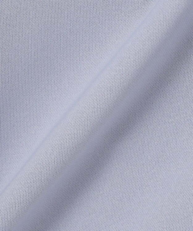 Feroux 【洗える】美シルエットストレッチセミフレア パンツ スカイブルー系