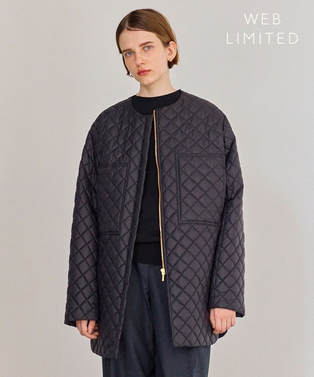 BEIGE， 【WEB限定・洗える】COINTET / 中綿キルティングコート Black