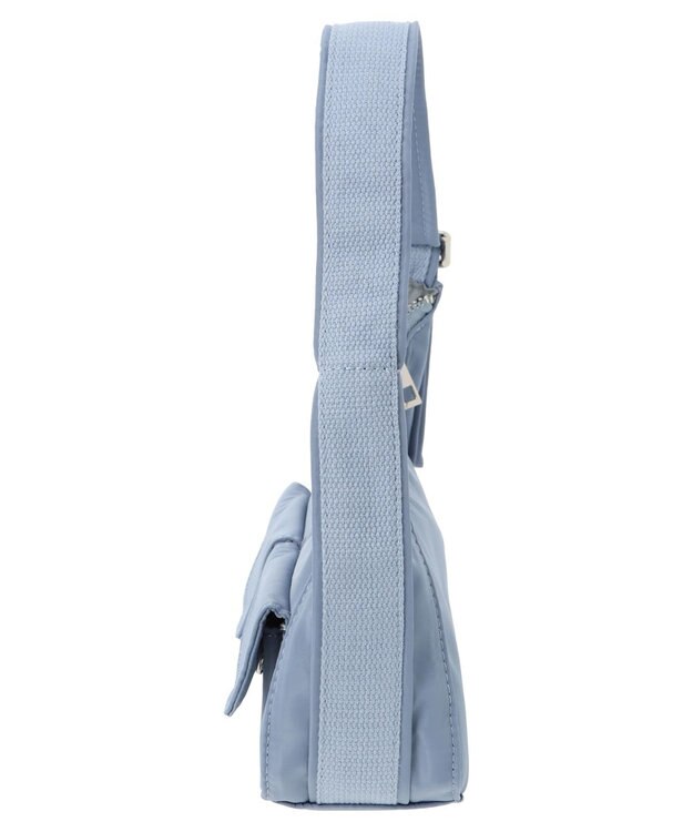 Green Parks ・ＱＵＯＮ　ダブルポケットホーボーバッグ Blue