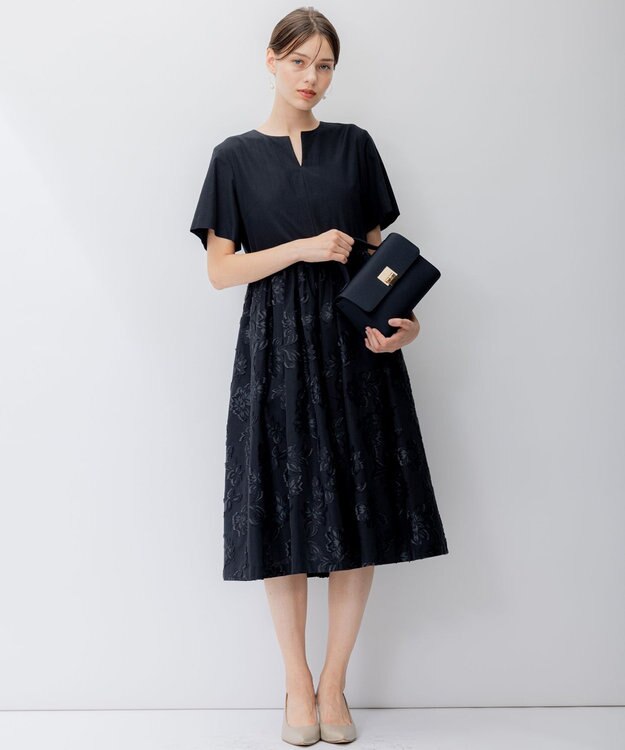 23区 【APPLAUDIR】グログランロイヤル バッグ ブラック系