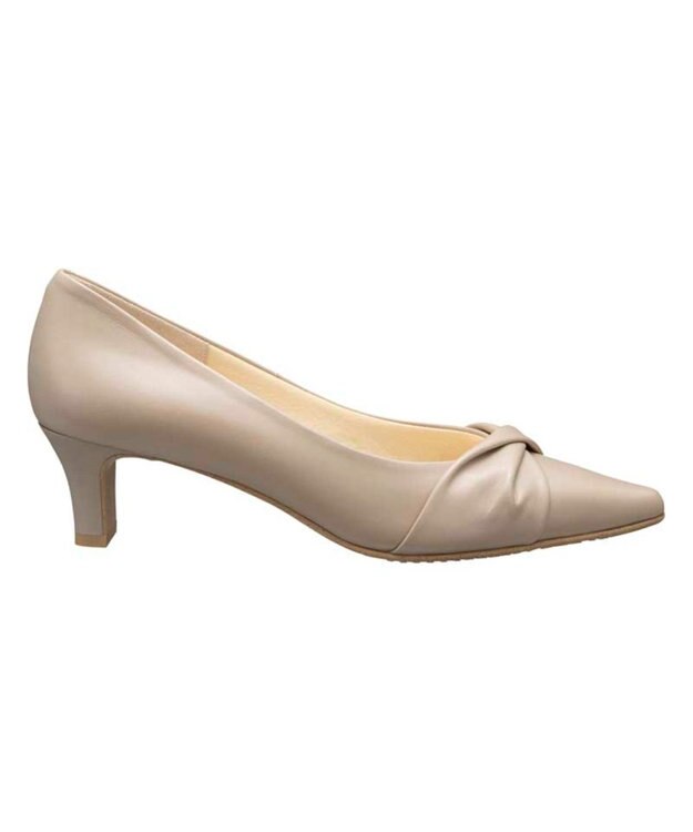 REGAL FOOT COMMUNITY 【ビューフィット】A65Y ドレープデザインパンプス パンプス ダークベージュ