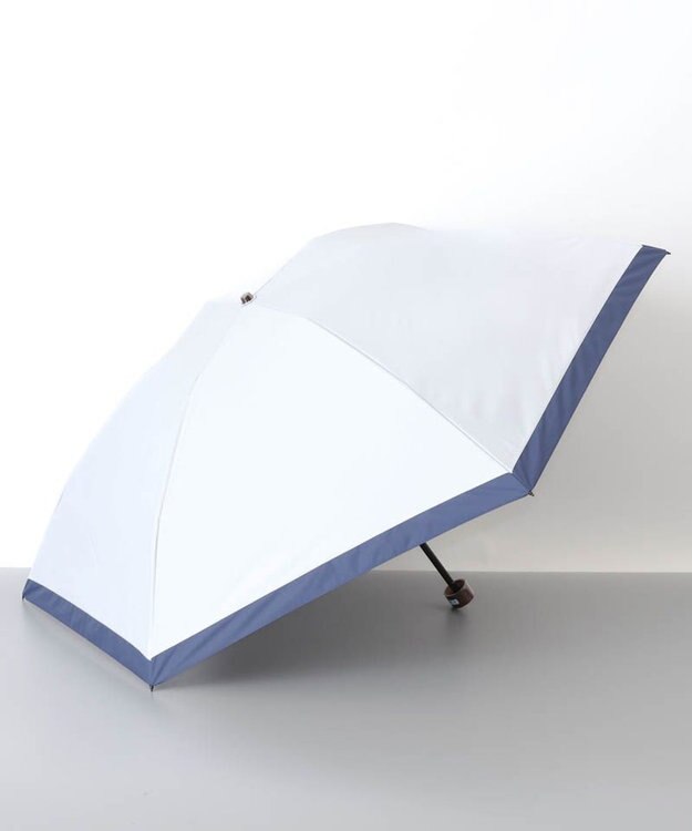 AURORA 【 BLAO（ブラオ）】最強遮熱 バイカラー晴雨兼用傘(折りたたみ傘) シルバーグレー