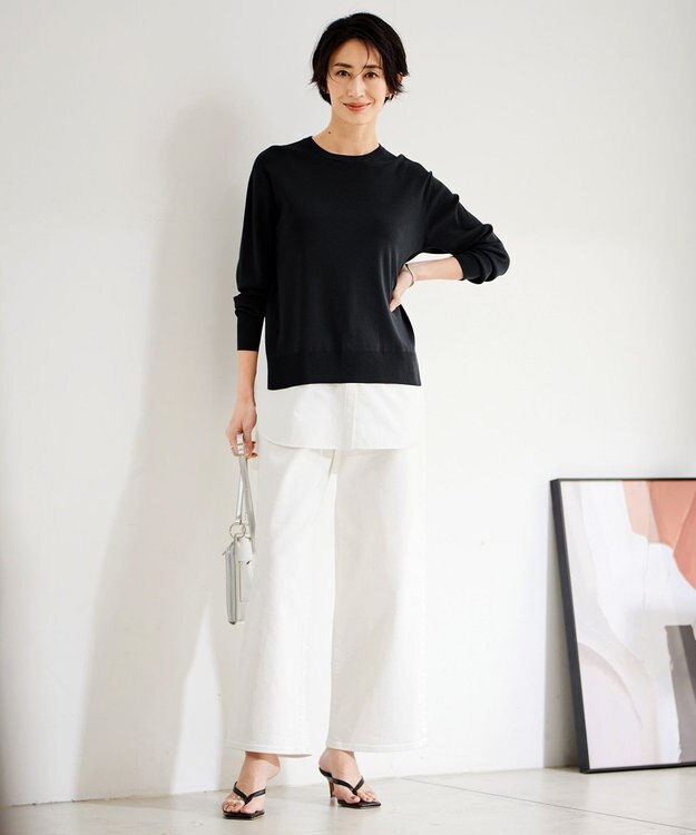 ICB トングミュールサンダル ブラック系