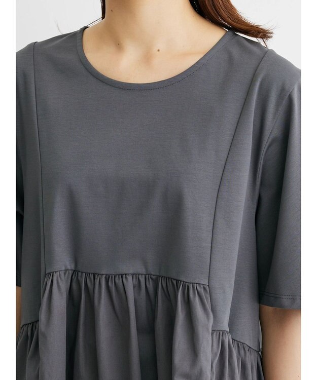 Green Parks ・ＥＬＥＮＣＡＲＥ　ＤＵＥイソザイキリカエプルオーバー Charcoal Gray