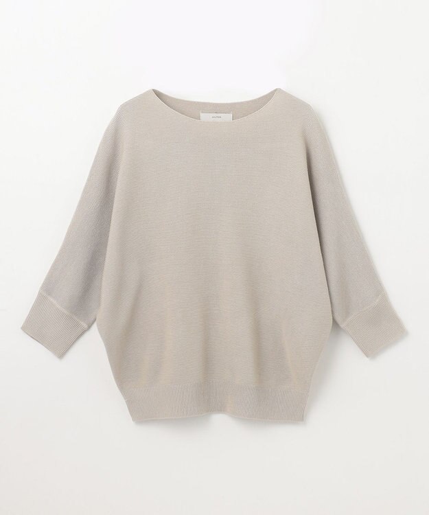 ANY 【洗濯機可/UVカット】アクリルガータードルマンニット サンドベージュ