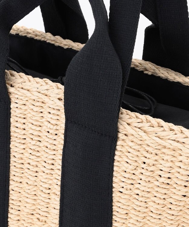 LA BAGAGERIE 【MONICA】ダブルハンドルかごバッグ アイボリー