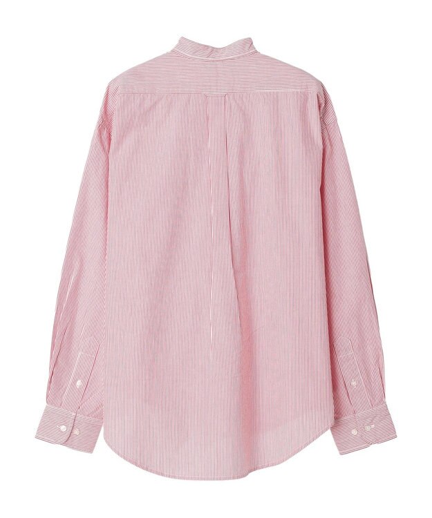 AMERICAN HOLIC 綿ブロードＢＩＧシャツ Stripe Red