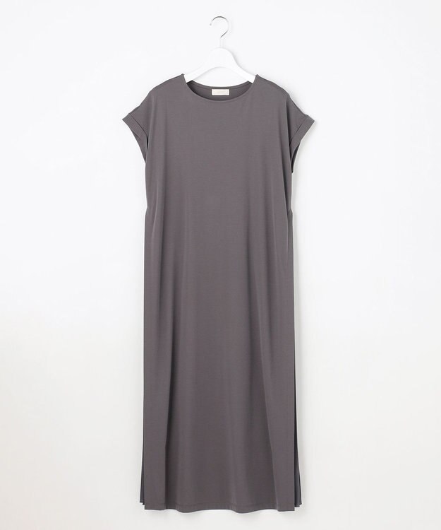 ANY SIS L プリーツ加工 ワンピース スレート