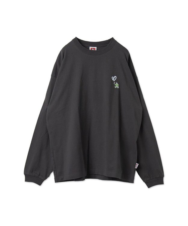 WEGO 【ユニセックス着用ITEM】別注ベンデイビスプランプロゴT（LS） スミクロ