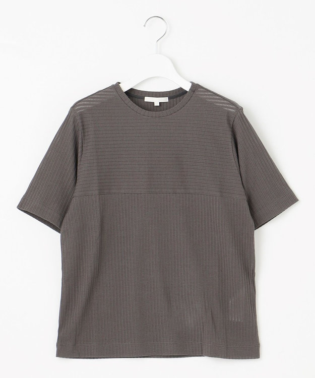 自由区 【アンサンブル対応・洗える】ハンディ トップス スレート