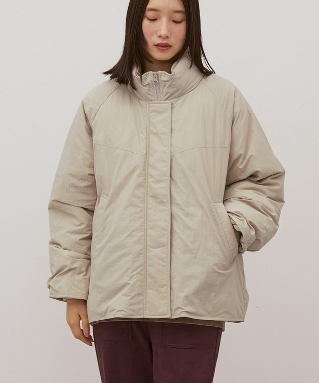 AMERICAN HOLIC ミドル丈モンスターコート Light Beige