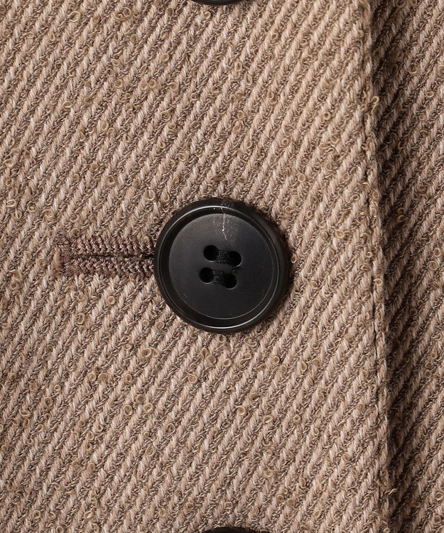 UNFILO リングツイード ジャケット モカ