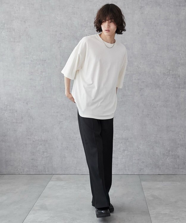 WEGO 【ユニセックス着用ITEM/綿100％/SMLXLサイズ】ビックコットンT ホワイトその他