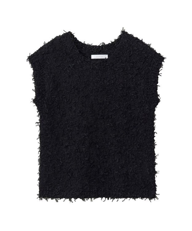 Green Parks ・ｓｗｉｎｇ　ｂｙ　チュールヤーンプルオーバー Black