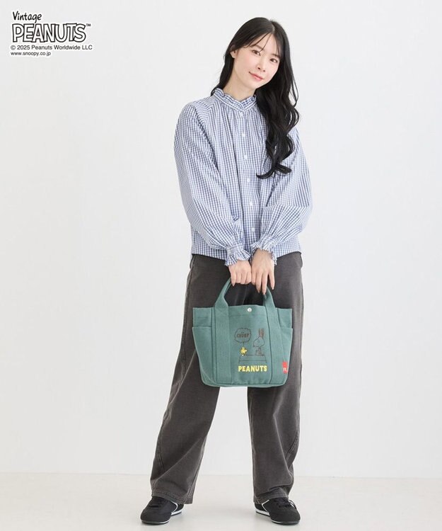 ROOTOTE 8468【ルートート】スヌーピー IP.デリ.ピーナッツ-0X 02：グリーン
