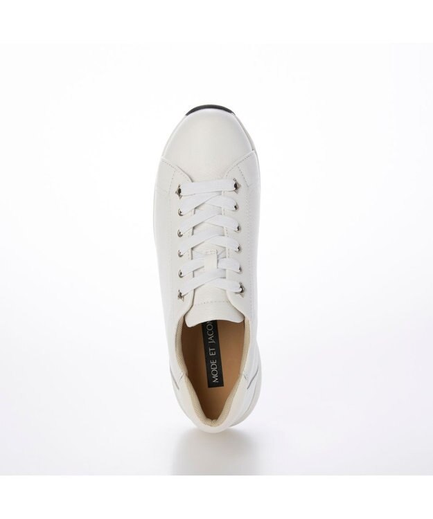 MODE ET JACOMO <MODE ET JACOMO>【軽量】レースアップ厚底スニーカー ホワイト