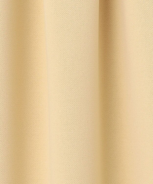Feroux ソフトツイルナロースリット スカート イエロー系
