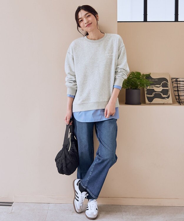 ANY ロゴスウェット ライトグレー