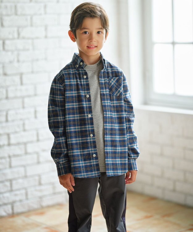 J.PRESS KIDS 【140-170cm】スパンフライス ハイネックカットソー グレー系