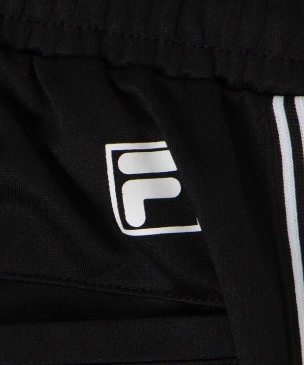 WEGO 別注FILAライントラックパンツ ブラック