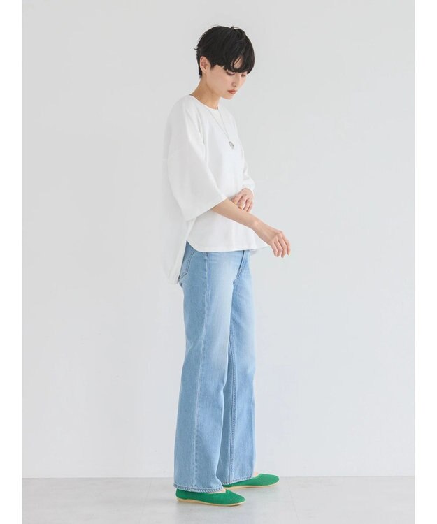 AMERICAN HOLIC バックギャザーロゴカットプルオーバー Off White