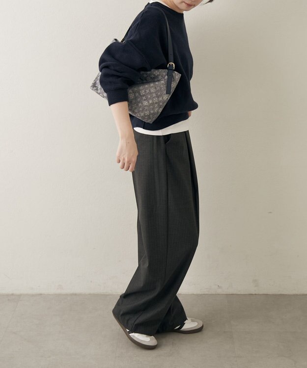 russet ナイロンジャガード2WAYワンハンドルトートバッグ(SF-268) Denim