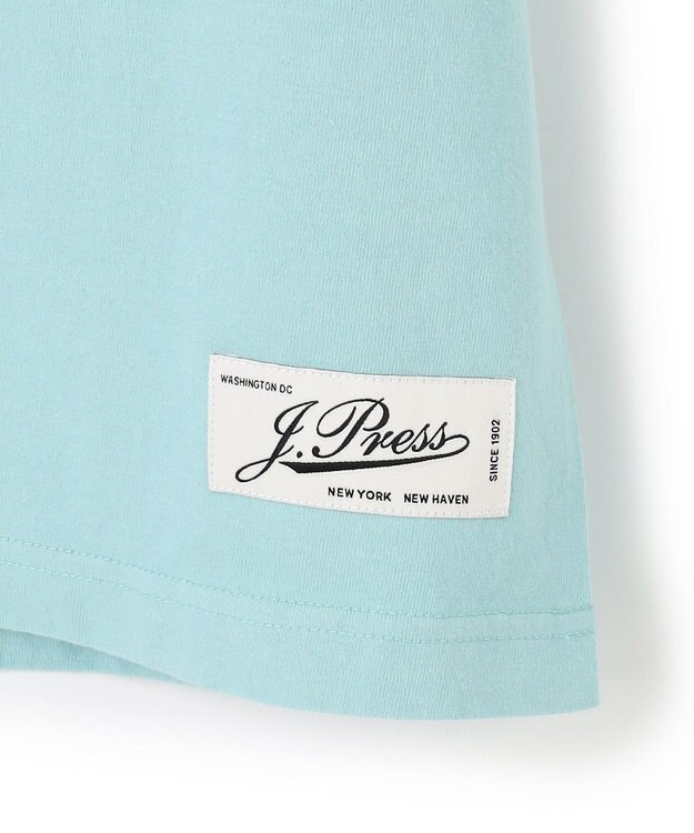 J.PRESS MEN 【NYUZELESS】ガーメントダイポケット Tシャツ サックスブルー系