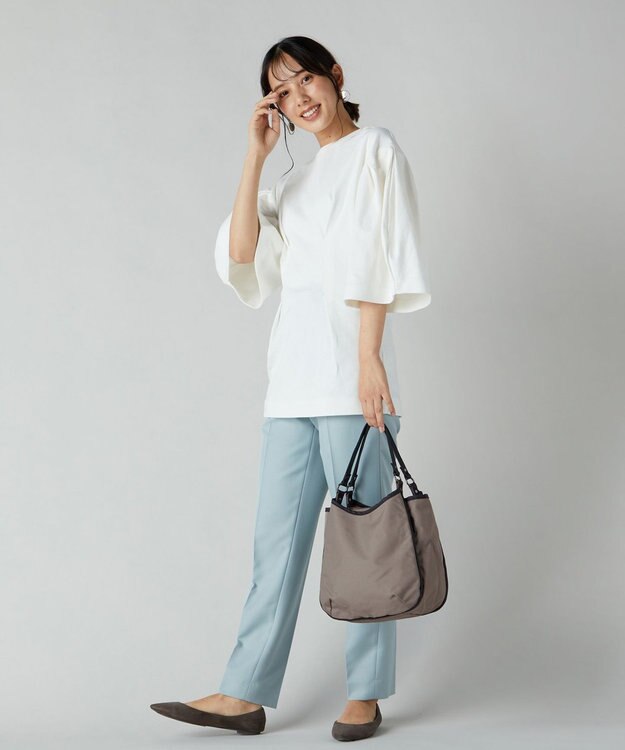 Y'SACCS 【Y’SACCS vous et】 縦型3層トート グレージュ