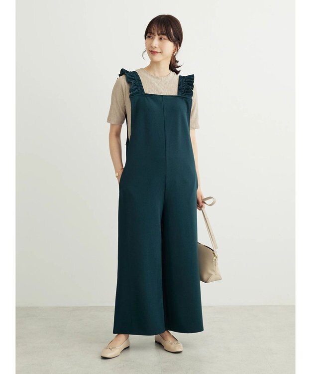 Green Parks BEST PRICE  ５分袖プリーツ加工プルオーバー Beige