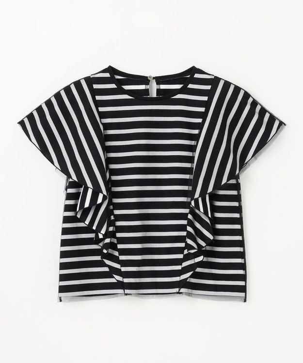 GRACE CONTINENTAL チュールレイヤードトップ ブラック