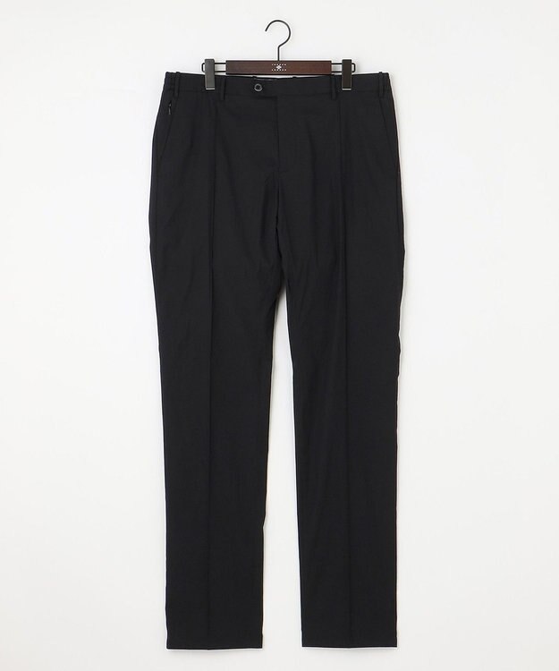 JOSEPH ABBOUD 【キングサイズ・ウエストも伸びる/ECO撥水】アクティブレジャー パンツ ブラック系