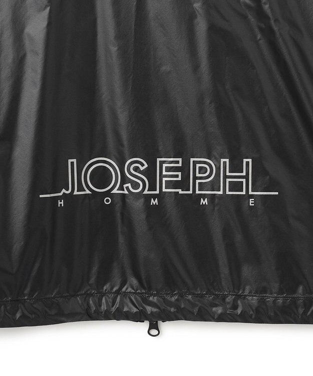 JOSEPH HOMME 新素材【撥水/軽量/パッカブル仕様】ライトリップストップ フード付きブルゾン ブラック系
