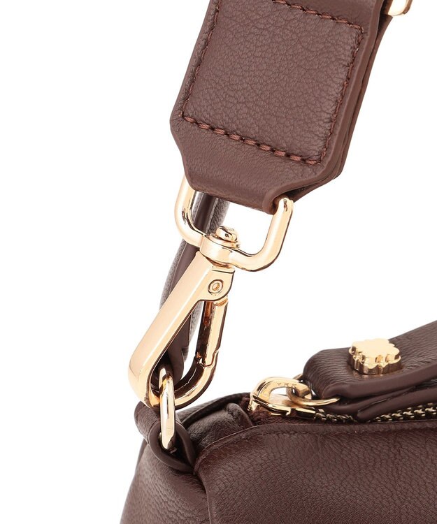 TOCCA 【岡崎紗絵さん着用】TRAPEZIUM 2WAY SHOULDER BAG ショルダーバッグ ブラウン系