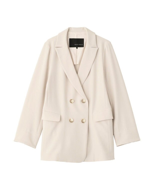 YECCA VECCA ダブルブレストジャケット Light Beige