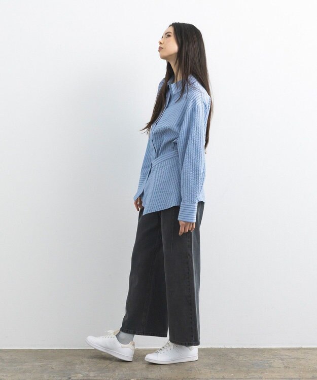 CRAFT STANDARD BOUTIQUE 2点セット / レイヤードデザインシャツ Stripe Sax