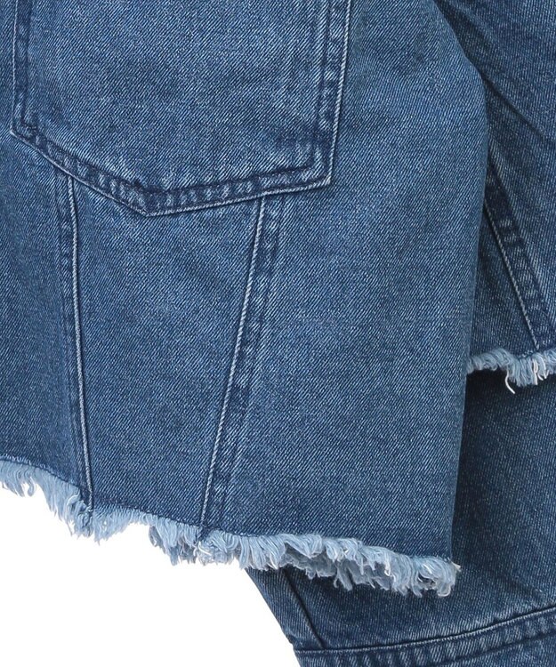 Green Parks ・ＤＯＵＢＬＥ　ＦＬＡＧＳ　フレアスリーブＧジャン Indigo