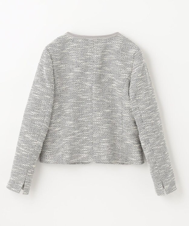 ANY MIXスラブツイード ジャケット アイボリー系