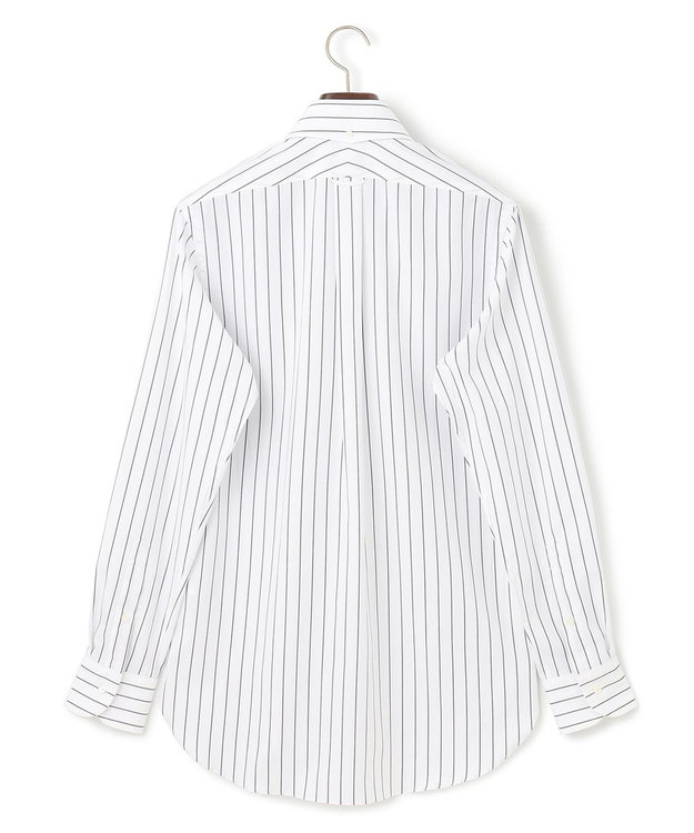 J.PRESS MEN 【KING SIZE】【PREMIUM PLEATS / 形態安定】スーピマコットンホールドストライプ シャツ/B.D. ネイビー系2