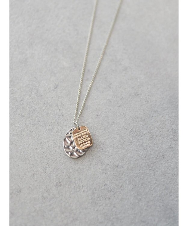 AMERICAN HOLIC メッセージコンビメタルネックレス Silver