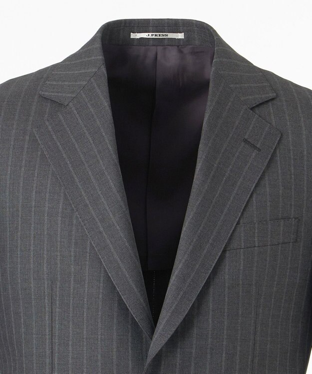 J.PRESS MEN 【ESSENTIAL CLOTHING】インテリジェント ストライプスーツ グレー系2