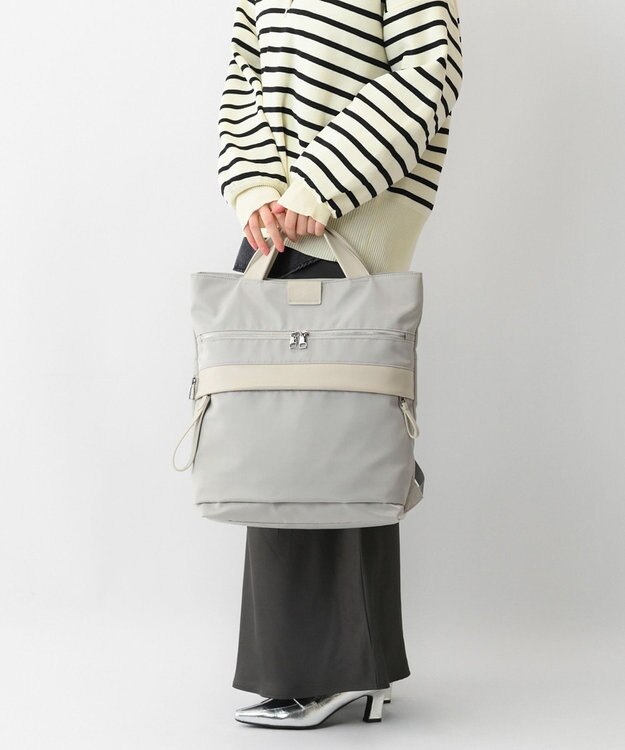 ACE BAGS & LUGGAGE W&.Day/Night サクテ 2WAYリュック A4サイズ 14.0インチPC収納 19022 ダブルアンドデイナイト グレージュ