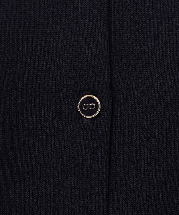 ANY SIS 【美人百花7月号掲載】ベーシッククルーネック カーディガン ネイビー