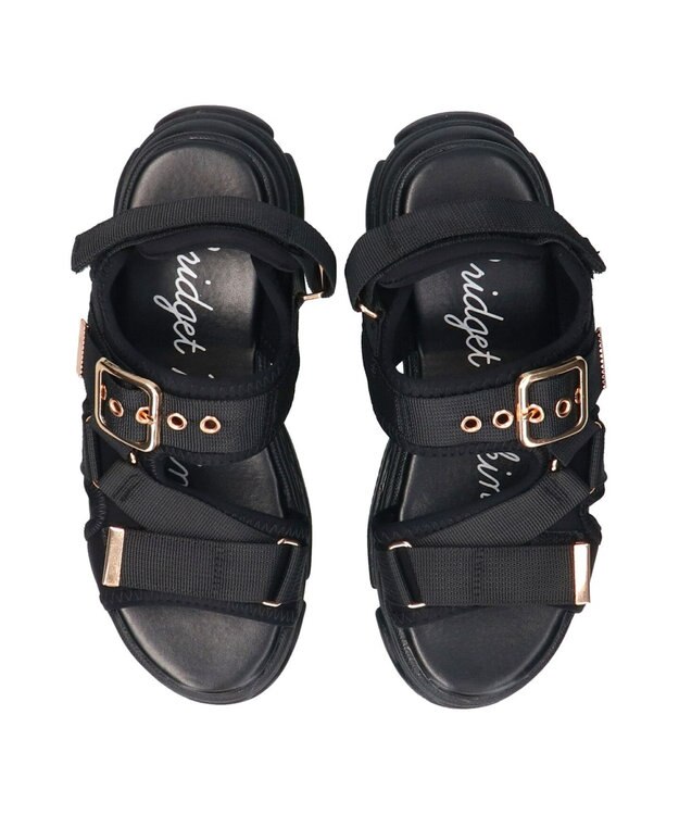 Bridget Birkin 【Bridget Birkin】ベルクロカジュアルスポサン ブラック雑材