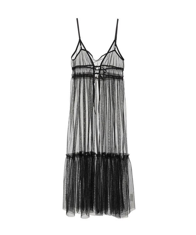 AMERICAN HOLIC ティアードチュールワンピース Black