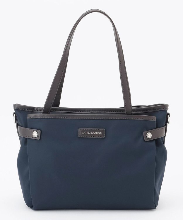 LA BAGAGERIE 【撥水ナイロン】ベーシック2WAYミニトート ネイビー