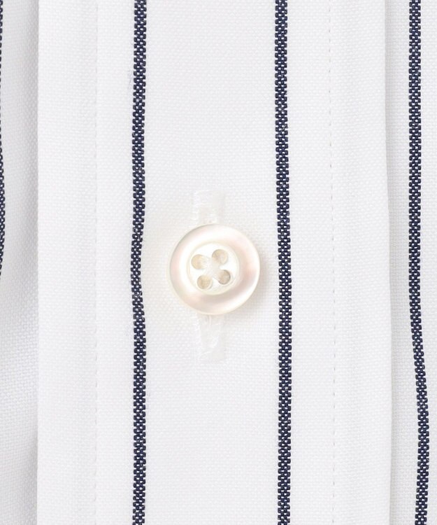 J.PRESS MEN 【KING SIZE】【PREMIUM PLEATS / 形態安定】スーピマコットンホールドストライプ シャツ/B.D. ネイビー系2