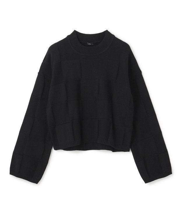 JOSEPH テクスチャードビシー　ニット Black