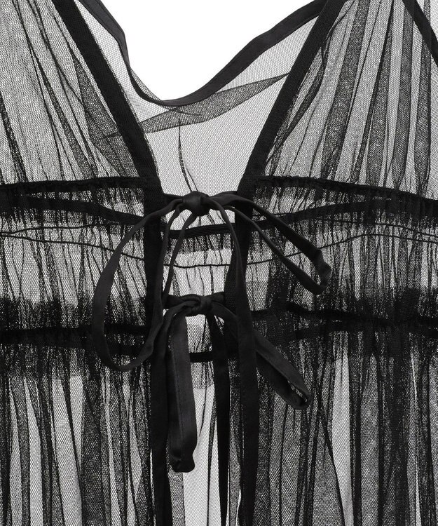 AMERICAN HOLIC ティアードチュールワンピース Black