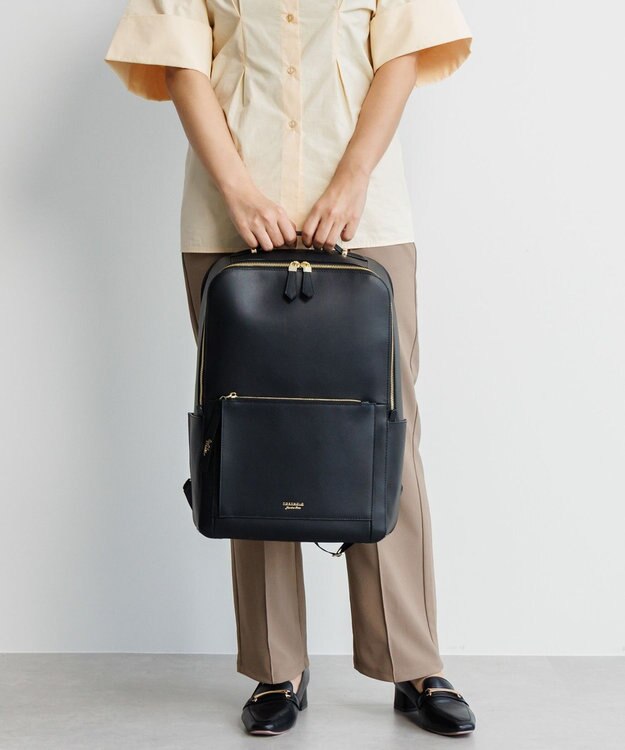 ACE BAGS & LUGGAGE Jewelna Rose ウェールズ リュック B4サイズ 15.6インチ収納 本革 11975 ジュエルナローズ ブラック